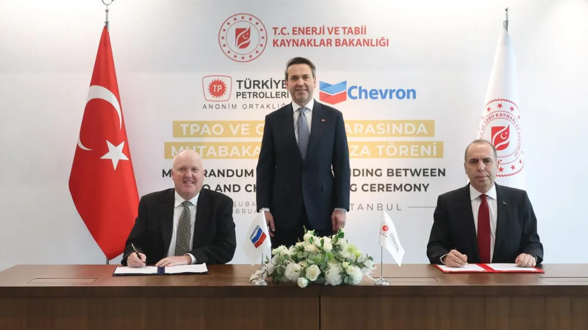 TPAO ile Chevron arasında mutabakat zaptı: Ortak arama ve üretim yapılacak