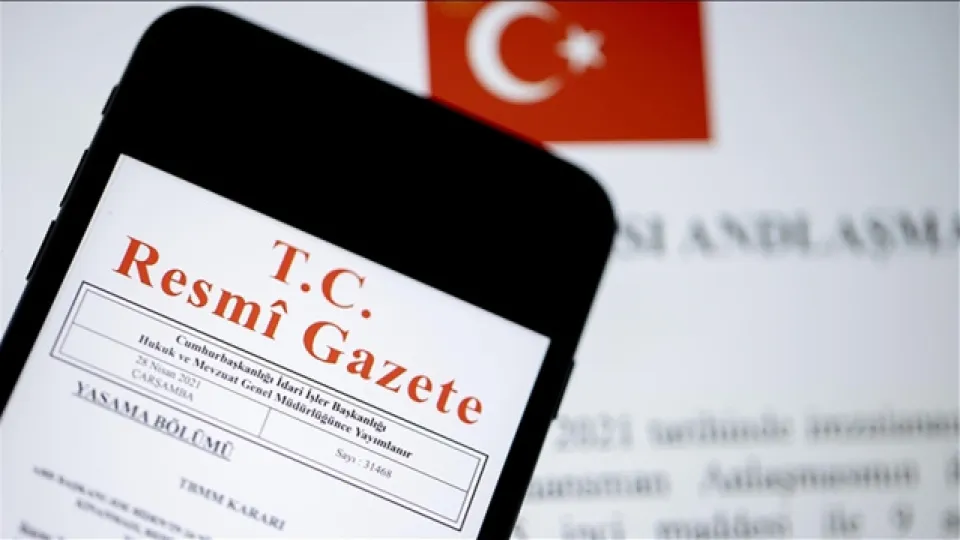 Resmi Gazete'de bugün (09.02.2026)