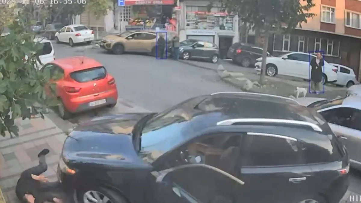 Kağıthane’de film gibi kaza: Kendi otomobilinin altında kaldı