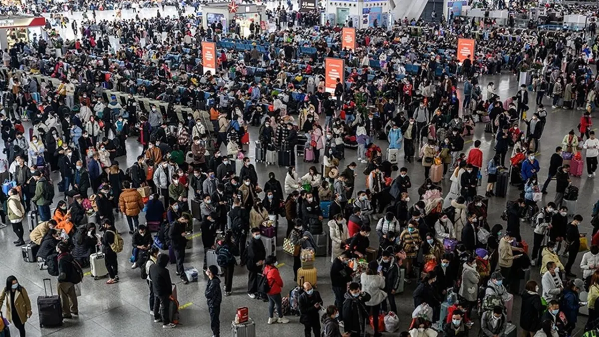 Çin’de bayram göçü: Günlük seyahat 353 milyona ulaştı