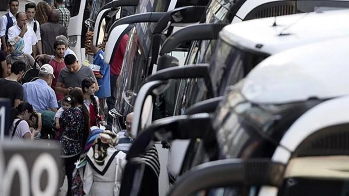 Bayram ve ara tatil rtkisi: Otobüs seferlerinde doluluk yüzde 90’a çıktı