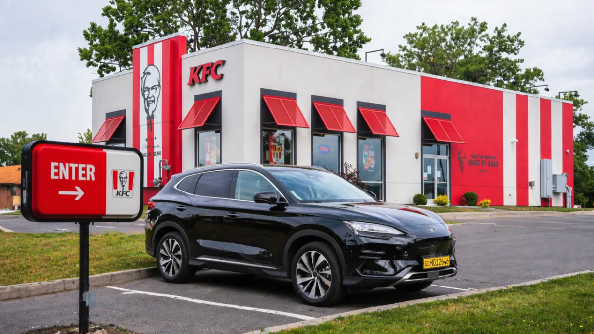 Çinli BYD'den ABD'li fast food devi ile iş birliği: 9 dakikada şarj, yemek ve yola devam