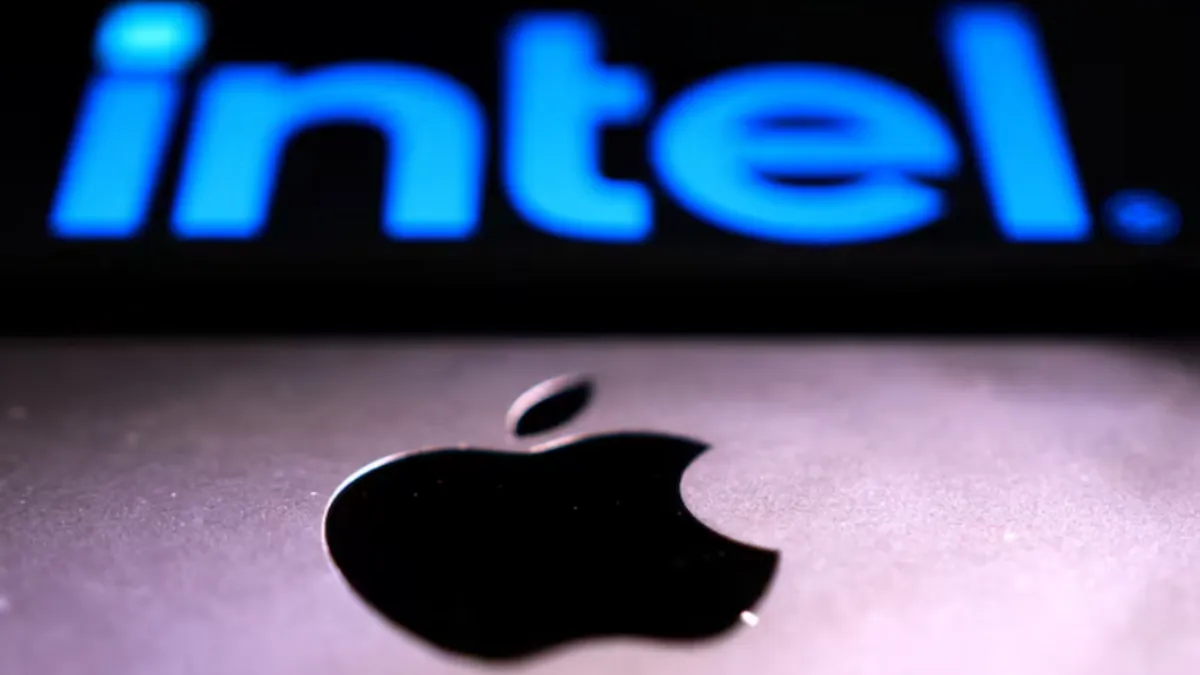 Apple anlaşması sonrası Intel hisselerinde sert yükseliş haber görseli