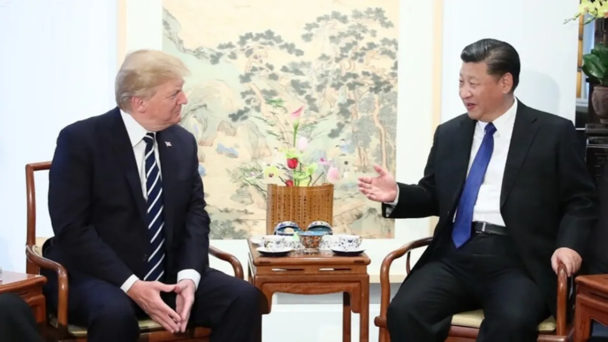 Trump ve Xi Pekin zirvesinde ekonomik ilişkileri...
