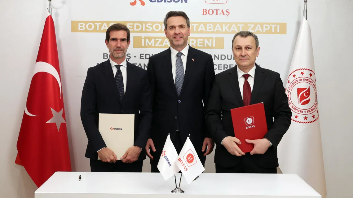 BOTAŞ ile İtalyan Edison arasında doğalgaz ve LNG anlaşması haber görseli