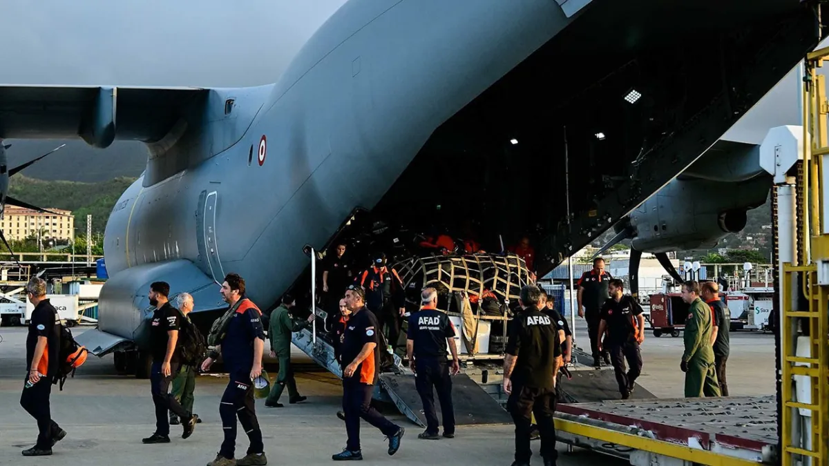 Türkiye’den yola çıkan arama kurtarma ekipleri depremden etkilenen Venezuela’da