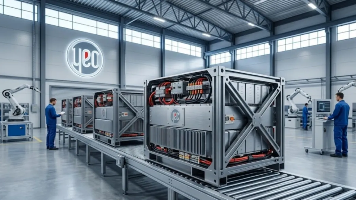 YEO Teknoloji’den 40 milyon dolarlık enerji depolama projesi