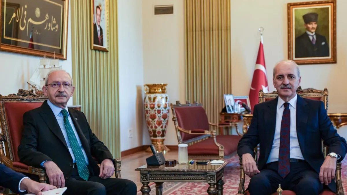 Meclis'te Kılıçdaroğlu ile Kurtulmuş arasında kritik görüşme