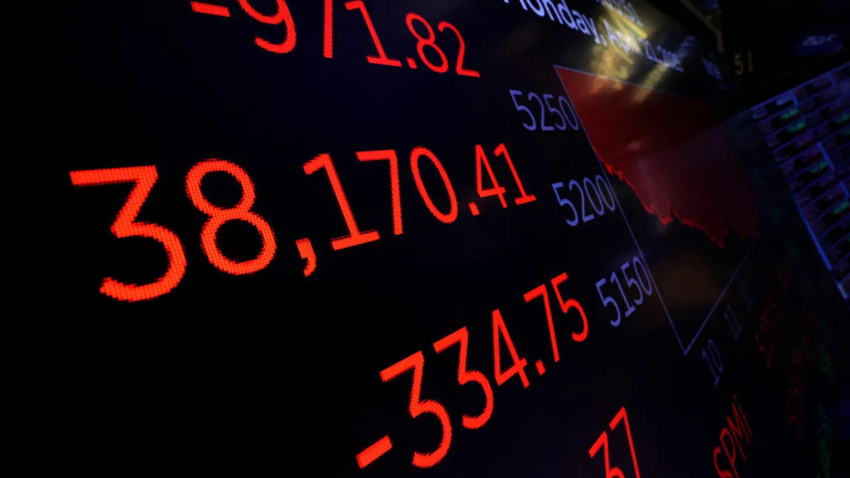 Fed kararı Wall Street'i vurdu: Dow Jones 1.150 puandan fazla düştü