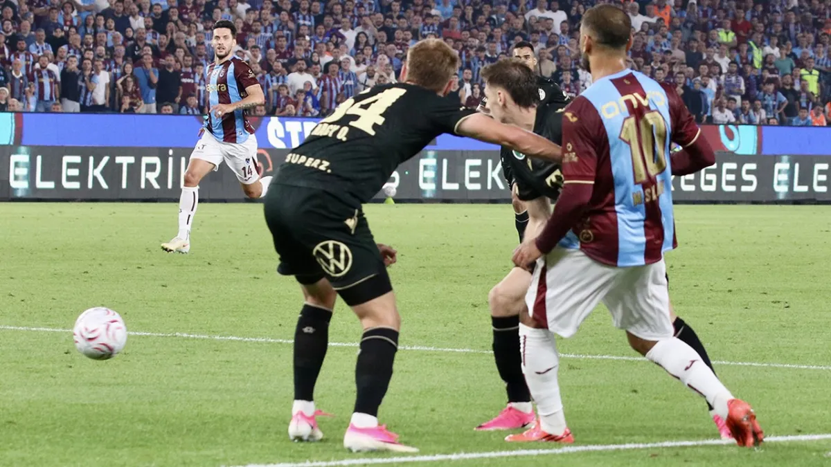 Trabzonspor tur şansını rövanşa bıraktı