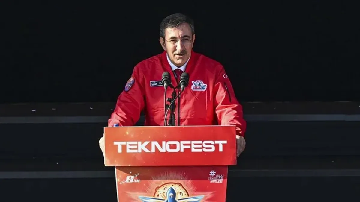 Cevdet Yılmaz: TEKNOFEST kuşağı, Türkiye Yüzyılı'nın teminatıdır