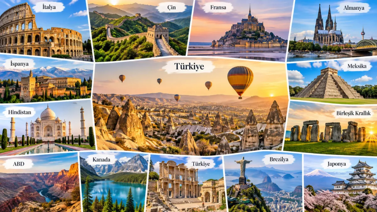 Dünya mirasının liderleri belli oldu Türkiye ilk 15’te