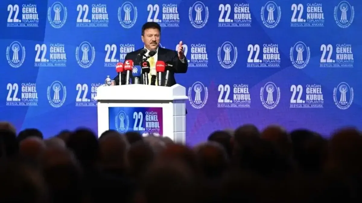 19 yıllık dönem bitti: TESK Başkanlığına Mehmet Yiğiner seçildi