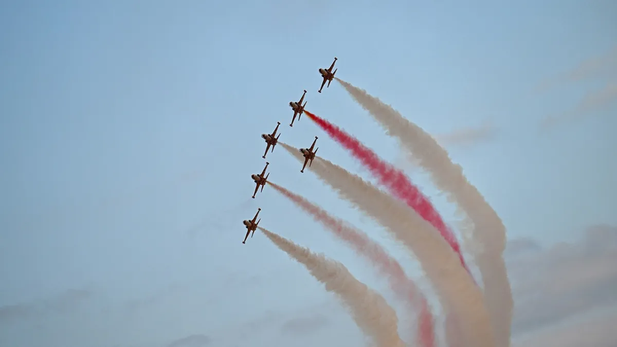 Türk Yıldızları'ndan TEKNOFEST'te nefes kesen gösteri