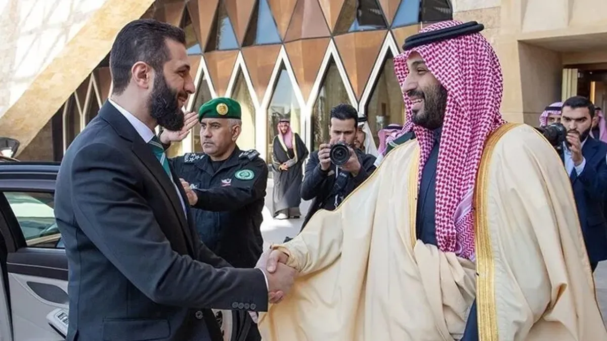 Şara ve bin Selman Riyad'da buluştu