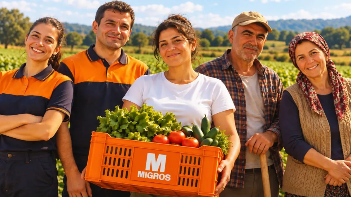 Migros'tan çiftçilere yeni destek: Alışverişlerde yüzde 5'e varan Money iadesi