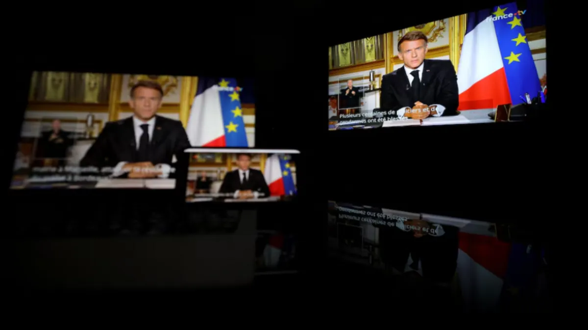 Fransa'da şiddet olaylarının ardından Macron'dan yeni önlem sinyali