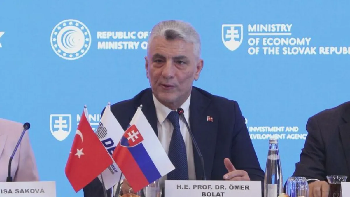 Bolat: Made in Europe konusunda Slovakya Türkiye'yi destekliyor