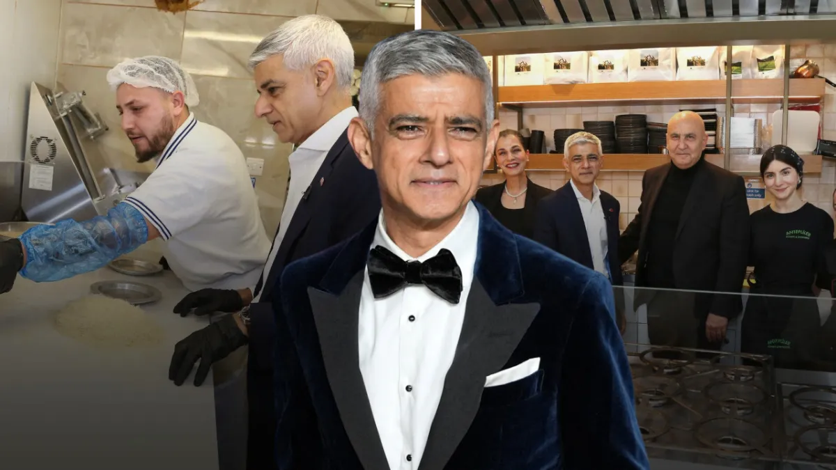 Londra Belediye Başkanı Sadiq Khan künefe yaptı: COP31 için Türkiye'ye geliyor